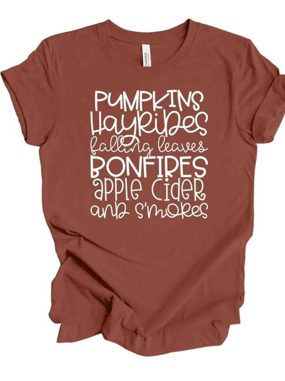 Fall words and theme tshirt